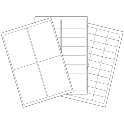 Labels - A4 Sheets Of Labels